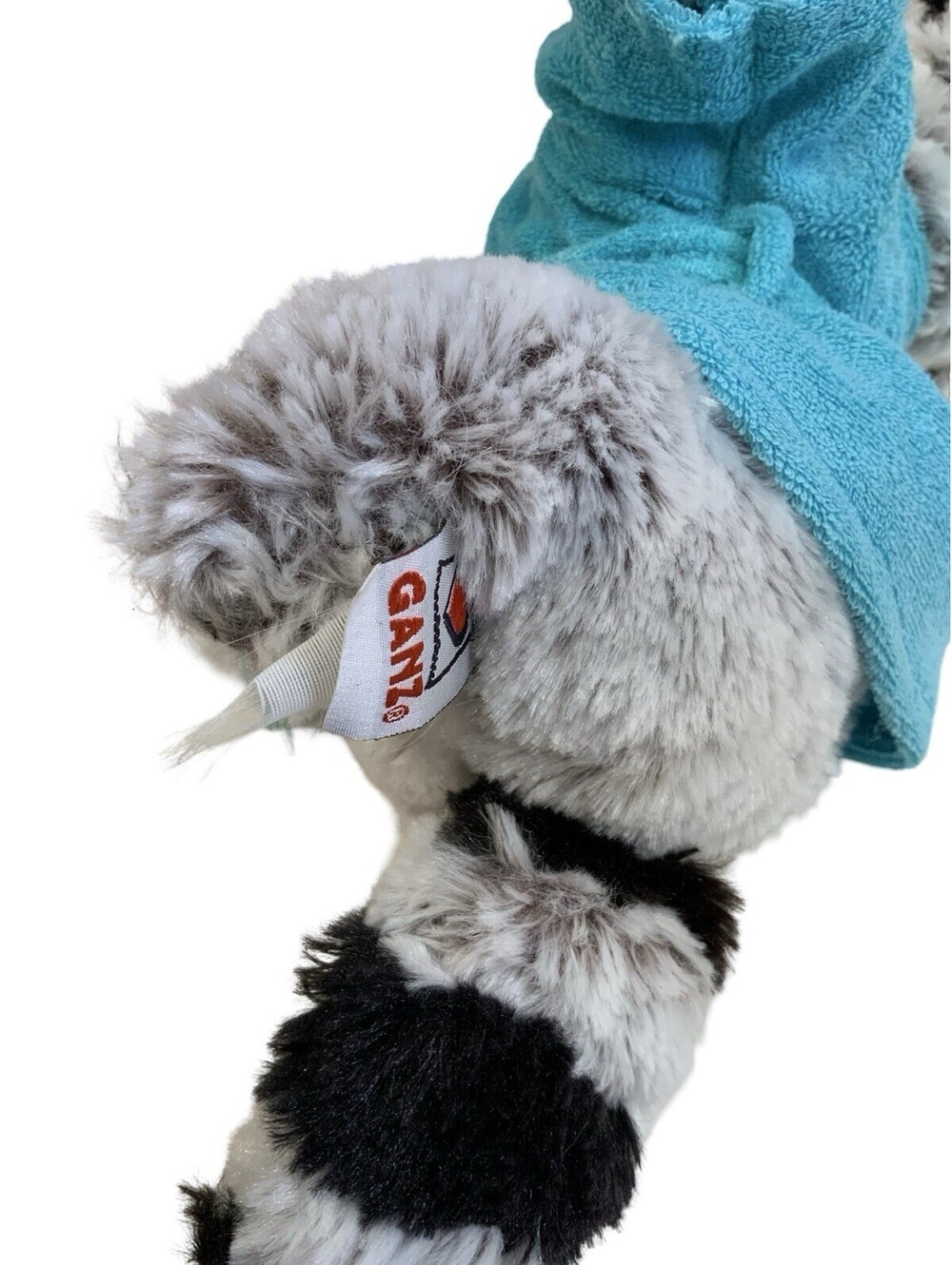 Webkinz Raccoon With Bathrobe No Code - Picture 4 of 5